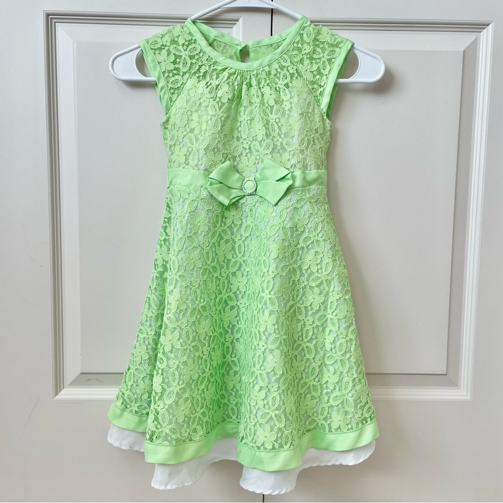 Jona Michelle Green Sleeveless Sundress for Wedding Guest